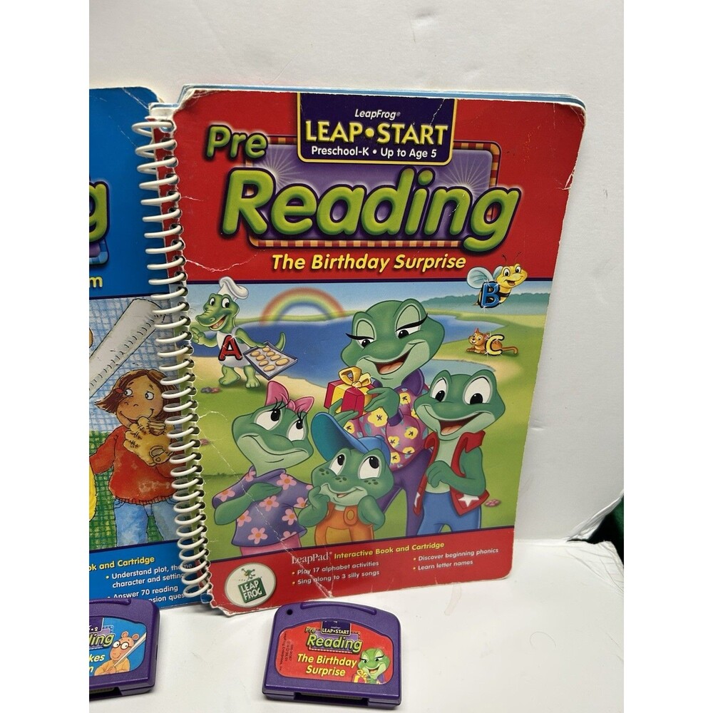 LeapFrog LeapPad Leap one Books & Cartridge Learning Tad Thomas Nemo Bob 6 - Picture 8 of 14